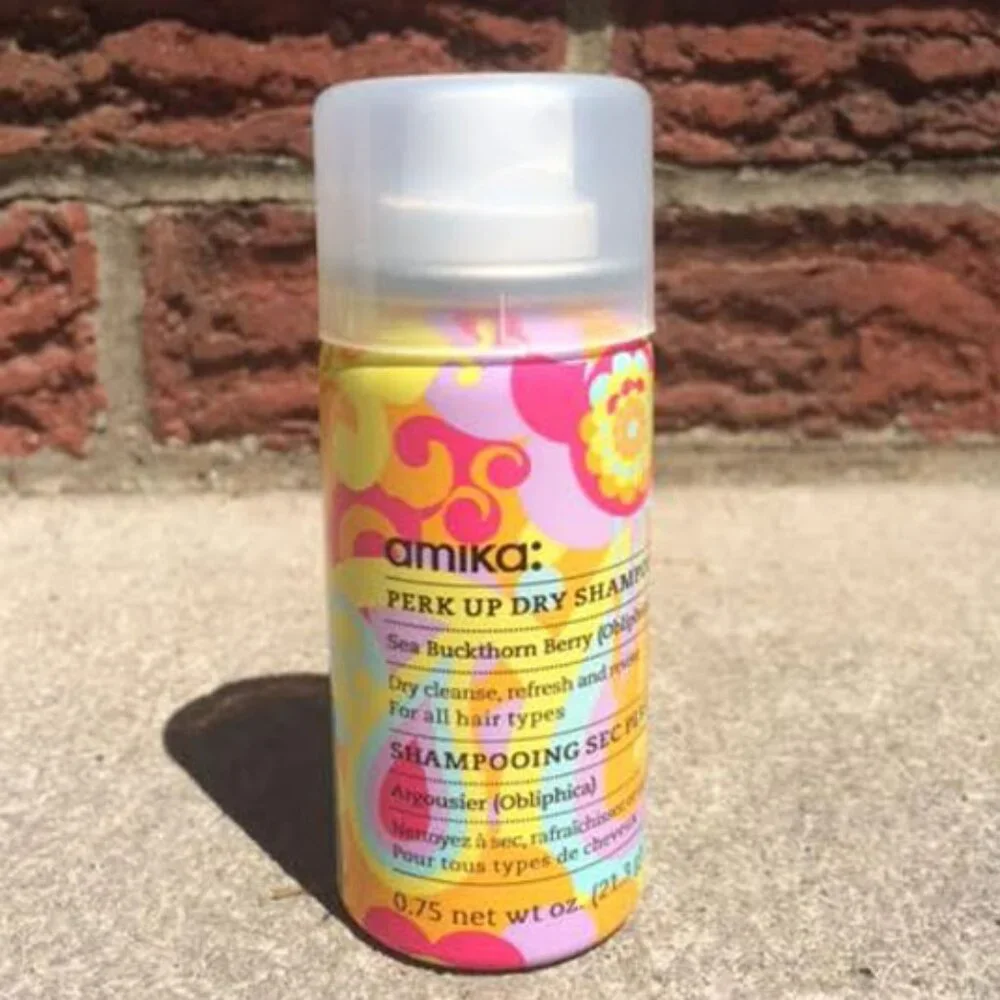 New Amika Perk Up Dry Shampoo Spray .75oz TRAVEL SIZE!
